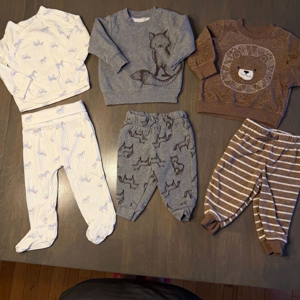 Carter's 3-6 months Boys Clothing Bundle